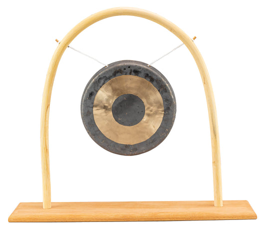 Soporte para gong "Ratán", pequeño para gongs de hasta ø 25 cm