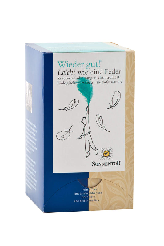 Té ecológico Sonnentor "¡Todo vuelve a estar bien! Ligero como una pluma"