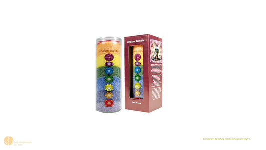 Vela dos chakras com fragrância