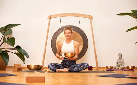 Singing Bowls Meditação e yoga com gongos